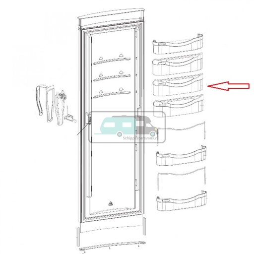 [OCS_701281] Dometic RML8330 Deurcompartiment FENDT