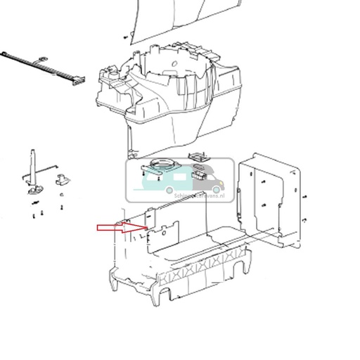 [OCS_90716] Thetford Main PCB L Version SC 500
