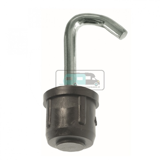 [OCS_96482500] Campking Tentdop met Haak Universeel Inslag 25mm 3st.