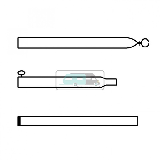 [OCS_96942246] Campking Stormstok 25/22mm 170-250cm Basic