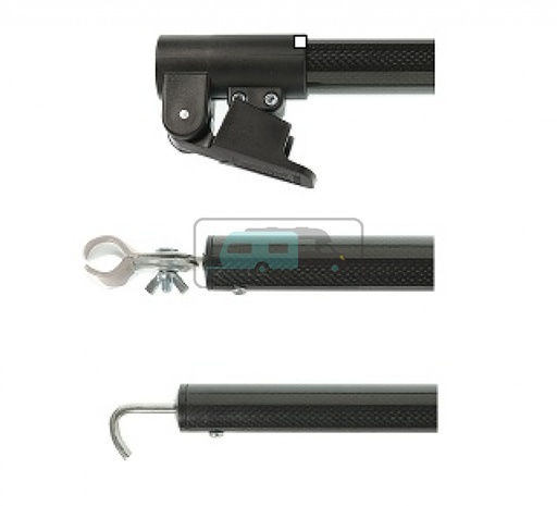 [OCS_96943630] Campking Extra Dakligger 28/25 mm. 170-260cm CFRP