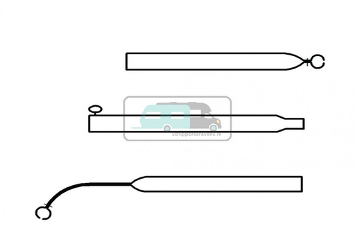 [OCS_96945046] Campking Voortentspanstok 22/19 mm 150-200 Bas