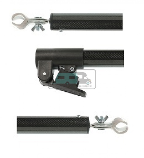 [OCS_96948430] Campking Verandastang 28/25mm 170-260cm CFRP