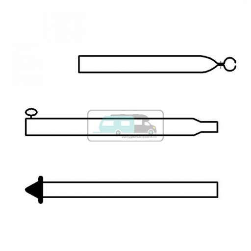 [OCS_96970060] Campking Stormstok 22/19mm 170-250cm Premium