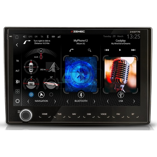 [OCS_2055534] Zenec Z-E3776 Fiat Ducato 9 inch infotainer