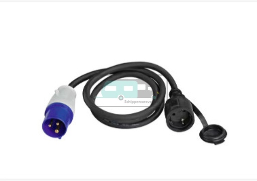 [OCS_1101125] Vechline Adapterkabel 150 cm CEE -Schuko contra (niet NL)