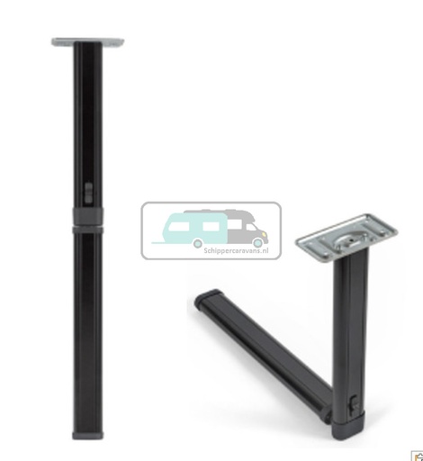 [OCS_2007017] Klaptafelpoot Antraciet Middenknik 67.5cm
