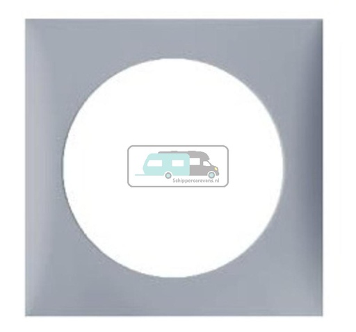 [OCS_A0032282L] Berker Afdekraam Flow 1-Vaks Grijs Hoogglans