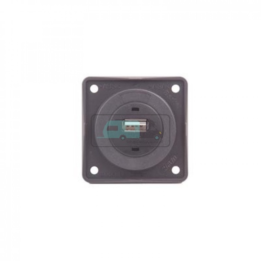 [OCS_1144101B] Berker Contactdoos 1x USB Lader 12V Inbouw Antraciet Mat