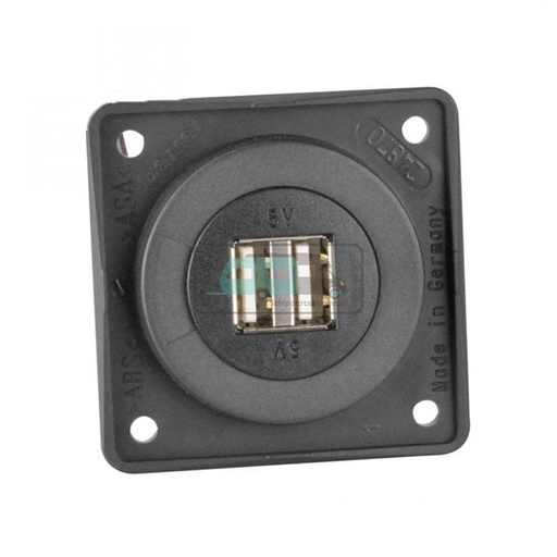 [OCS_1144107B] Berker Contactdoos 2x USB Lader 12V Inbouw Antraciet Mat