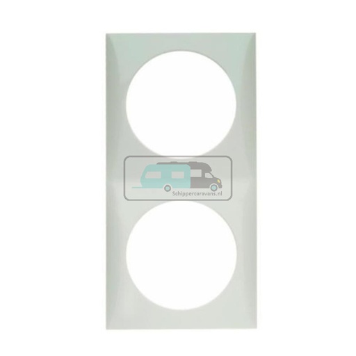 [OCS_1144119B] Berker Afdekraam Flow 2-Vaks Chroom Mat