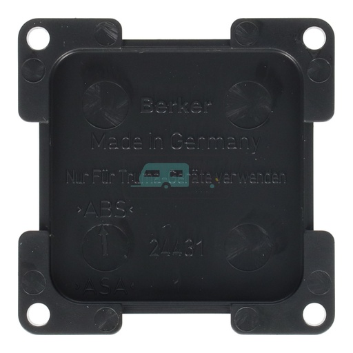 [OCS_1144130B] Berker Blindplaat Truma Element Antraciet Mat