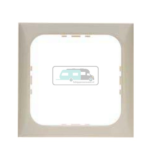 [OCS_1144134B] Berker Afdekraam Flow 1-Vaks Truma Element Chroom