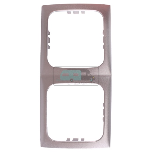 [OCS_1144135B] Berker Afdekraam Flow 2-Vaks Truma Element Chroom