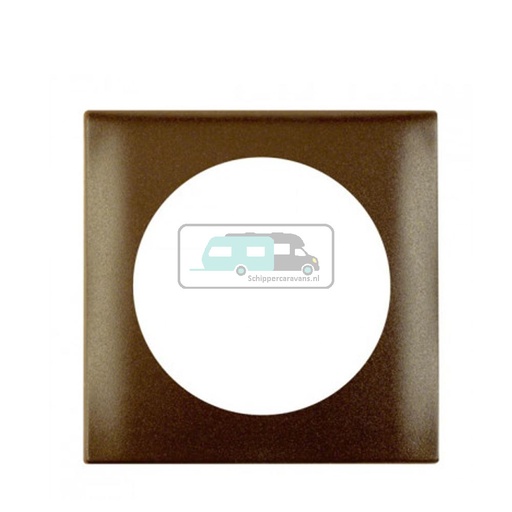 [OCS_1144145B] Berker Afdekraam Flow 1-Vaks Bruin Mat