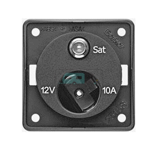 [OCS_1144149B] Berker Contactdoos 12V + SAT Inbouw Antraciet Mat
