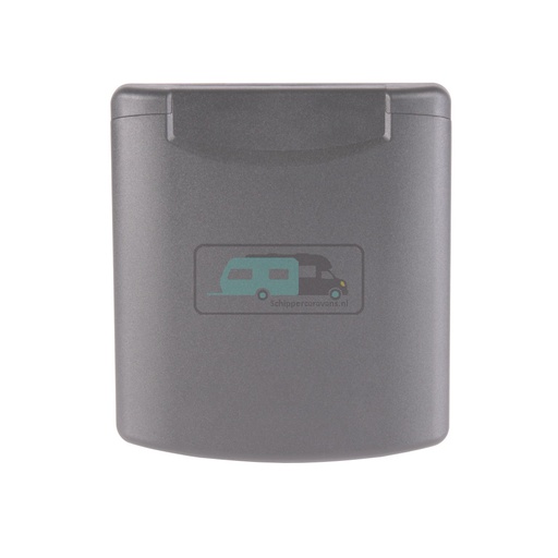 [OCS_1147042B] Deksel Inbouwstekkerdoos Design 2014 Antraciet