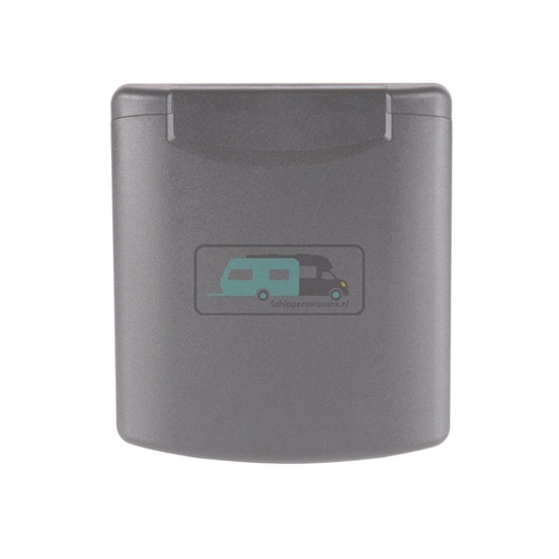 [OCS_A0033570L] Deksel Inbouwstekkerdoos Design 2014 Antraciet