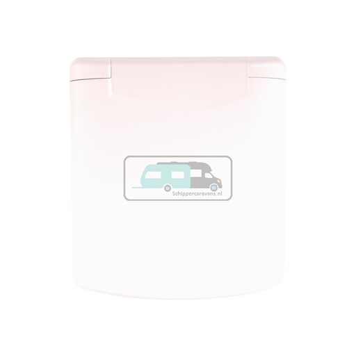 [OCS_1147044B] Deksel Inbouwstekkerdoos Design 2014 Fiat Bianco 210