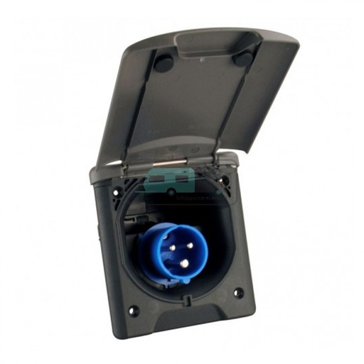 [OCS_1148041B] Inbouwstekkerdoos CEE Design 2014 Zwart