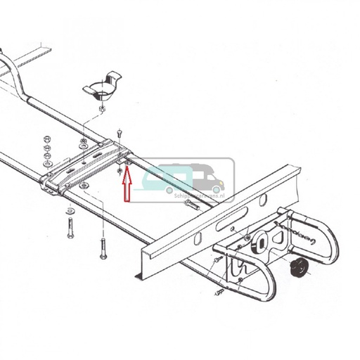 [OCS_1163167] AL-KO Reservewielhouder Klemschaal
